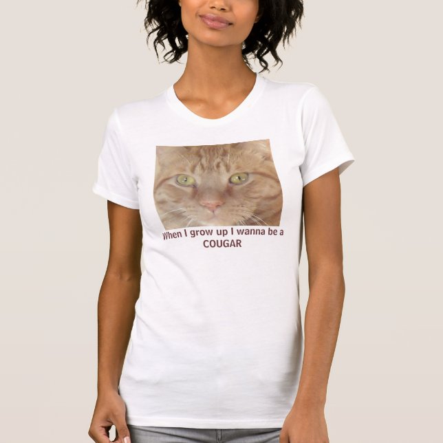T-shirt Cougar Humor (Frente)