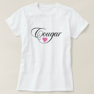 T-shirt Cougar Love Damas Coloridas Leve
