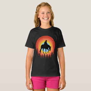 T-Shirt COWBOY COLORFUL SUNSET
