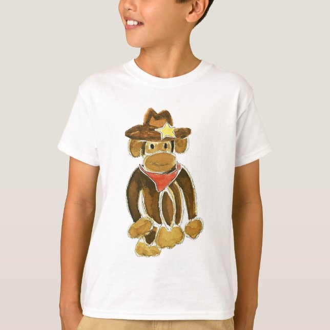 T-shirt Cowboy Monkey (Frente)