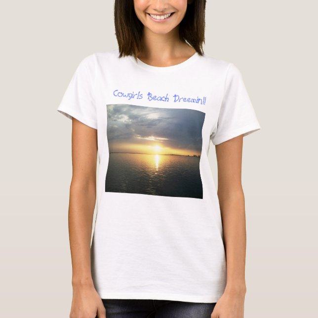 T-Shirt CowGirl Beach Dreemin! (Frente)