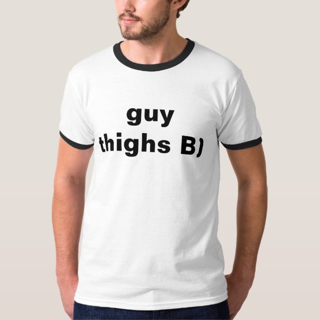 T-shirt coxas da cara B) (Frente)