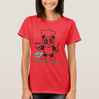 T-shirt Cozinheiro chefe da panda