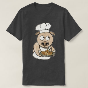 T-shirt Cozinheiro chefe do porco