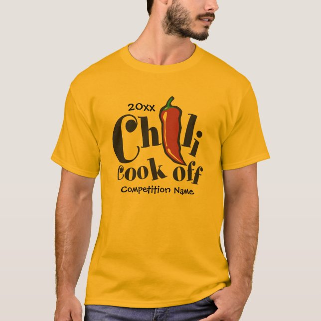 T-shirt Cozinheiro do pimentão fora da competição (Frente)