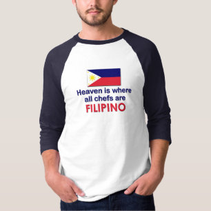 T-shirt Cozinheiros chefe filipinos celestiais