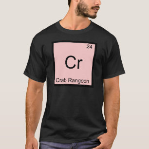 T-shirt Cr - símbolo engraçado do elemento da química d