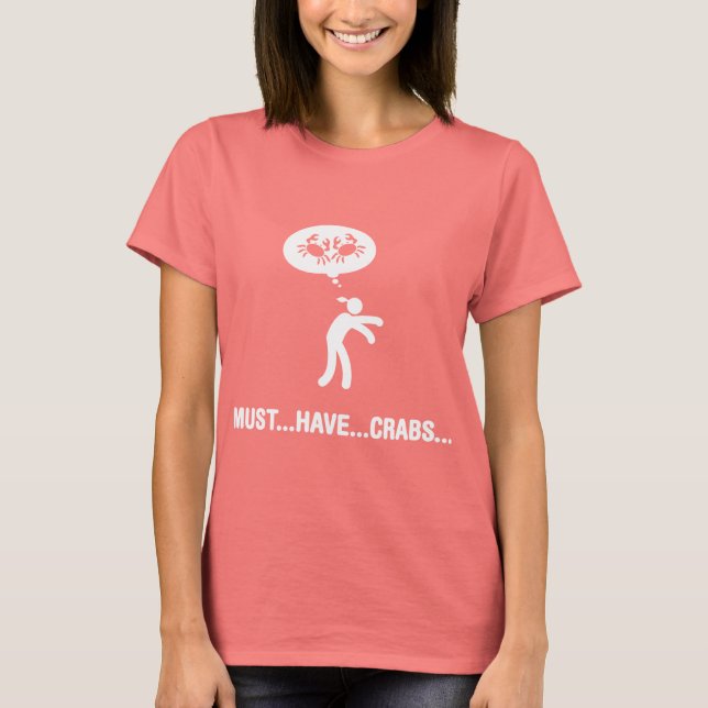 T-shirt Crab Lover (Frente)