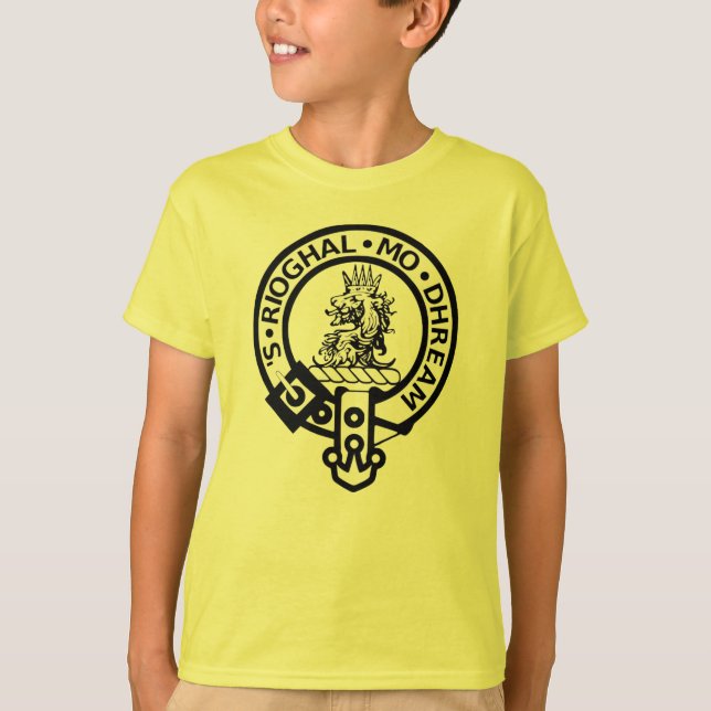 T-shirt Crachá Clan MacGregor (Frente)
