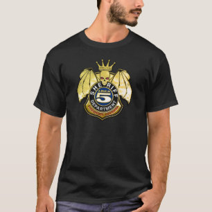 T-shirt Crachá da área 5 do xerife