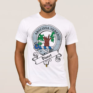 T-shirt Crachá do clã de Bisset