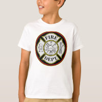 Crachá redondo do corpo de bombeiros