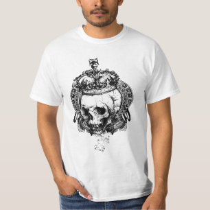 T-shirt Crânio com coroa