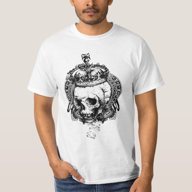 T-shirt Crânio com coroa (Frente)