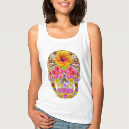 T-shirt Crânio da Flor 4 - Tropical