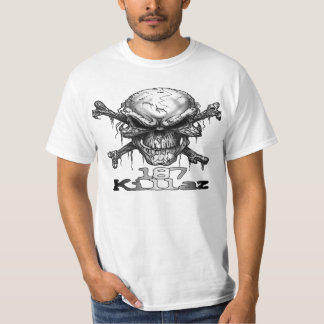 T-shirt Crânio de 187 Killaz