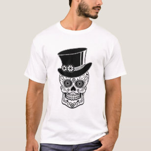 T-shirt Crânio de Açúcar Cavalheiro