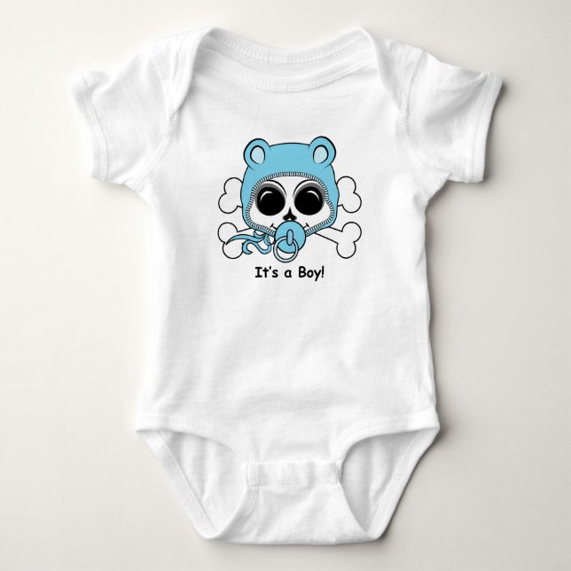 T-shirt Crânio de Menino Bonito (Frente)