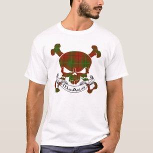 T-shirt Crânio de Tartan MacAulay