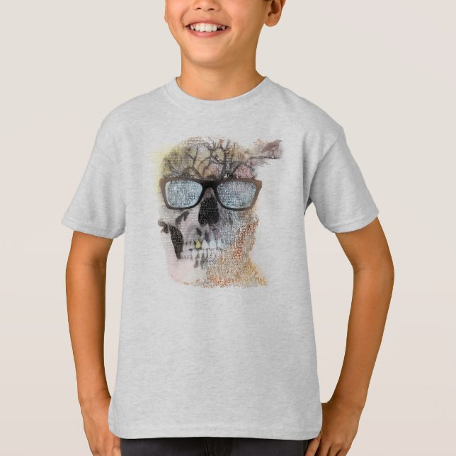 T-shirt Crânio de Texty (Frente)
