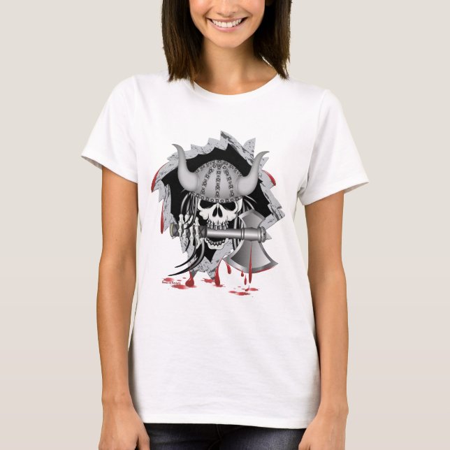 T-shirt Crânio de Viagem (Frente)
