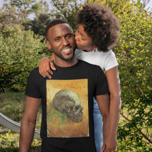 T-shirt Crânio de Vincent van Gogh, Impressionismo de Vint