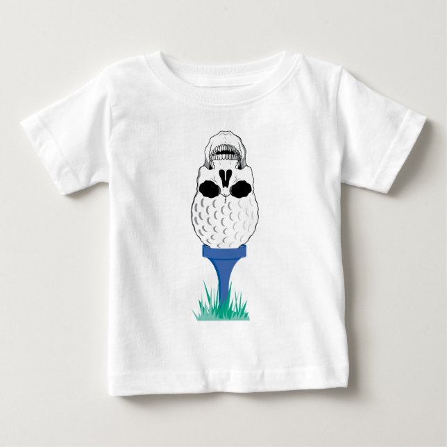 T-shirt Crânio do golfe (Frente)