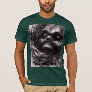 T-shirt Crânio do zombi, aumentando de gritar grave