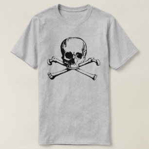 T-Shirt Crânio E Crossbones