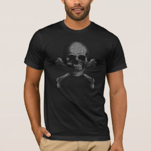 T-shirt Crânio e Crossbones do cabouqueiro