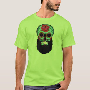 T-shirt Crânio farpado do açúcar