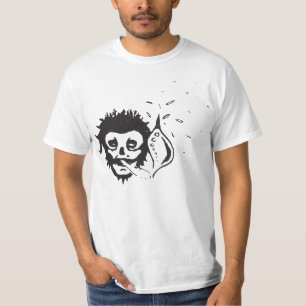 T-shirt crânio fumador
