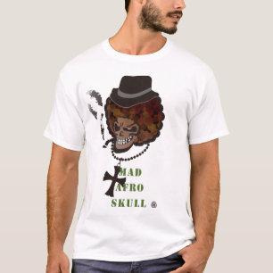 T-SHIRT CRÂNIO LOUCO DO AFRO