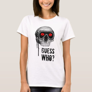 T-shirt Crânio - suposição quem? customizável