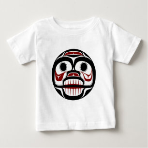 T-shirt Crânio Weeping do Haida noroeste da Costa do