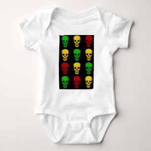 T-shirt Crânios de Rasta