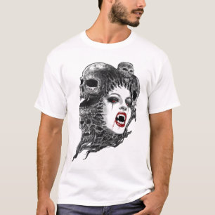 T-SHIRT CRÂNIOS DO VAMPIRO