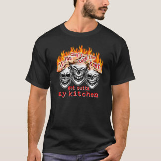 T-shirt Crânios engraçados do cozinheiro chefe: Se você