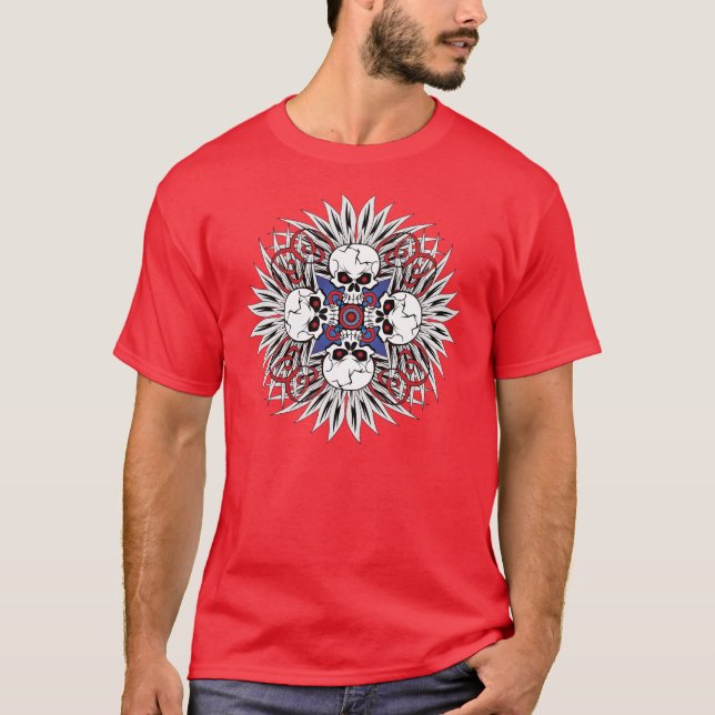 T-shirt Crânios primitivos (Frente)