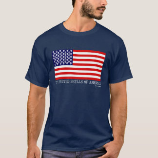 T-shirt Crânios unidos de América