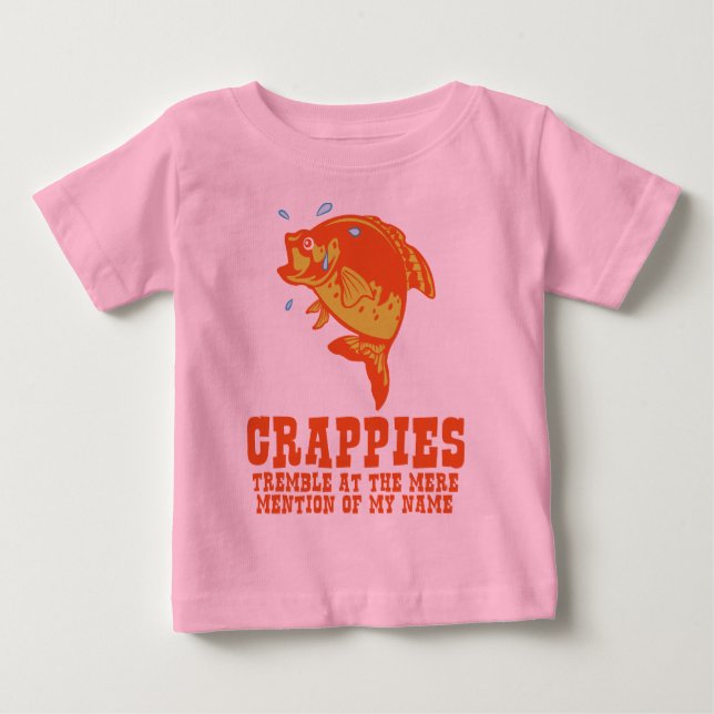 T-shirt Crappies Tremble (Frente)