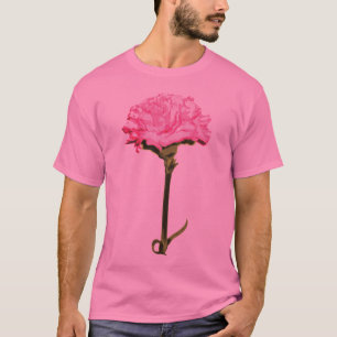 T-shirt Cravo cor-de-rosa