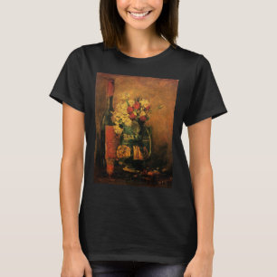 T-shirt Cravos, Rosas e uma Garrafa por Vincent van Gogh