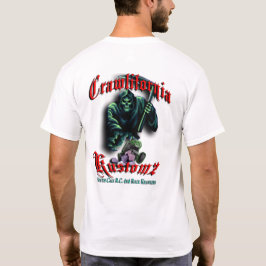 T-shirt Crawlifornia Kustomz Vermelho e Verde