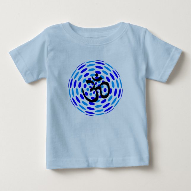 T-shirt Creative Om - Baby Yoga Clothes (Frente)