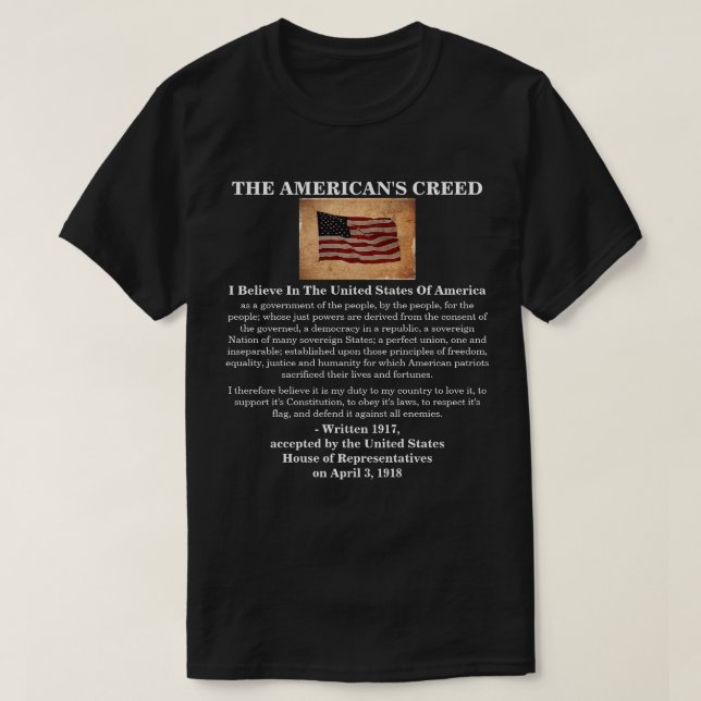 T-Shirt CREED DA AMÉRICA (Frente do Design)