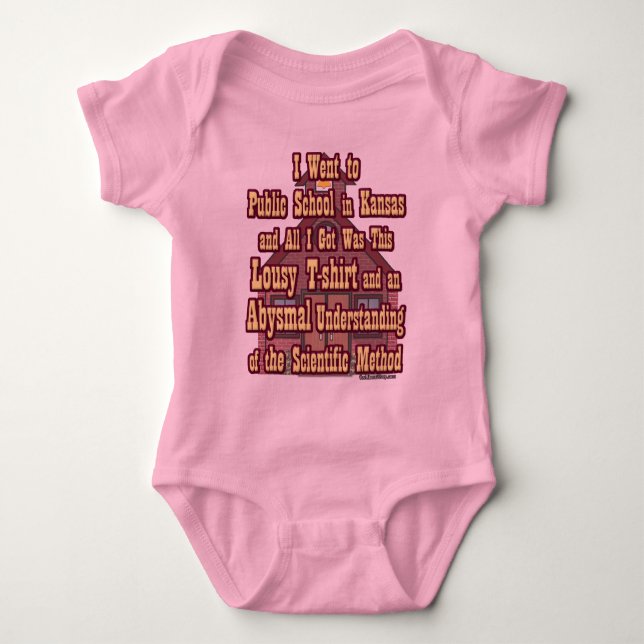 T-shirt Creeper de Bebê do Kansas (Frente)