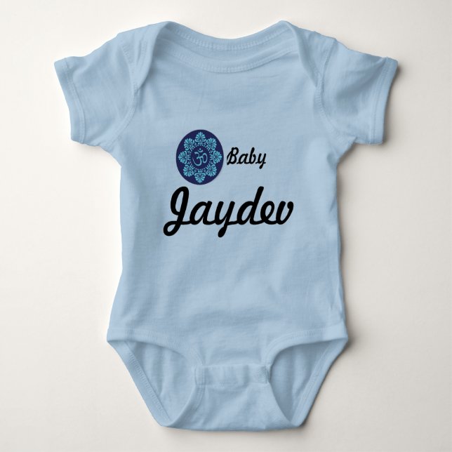 T-shirt creeper do bebê (Frente)