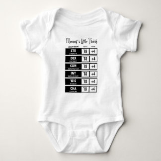 T-shirt Creeper do Twink da mamã pouco