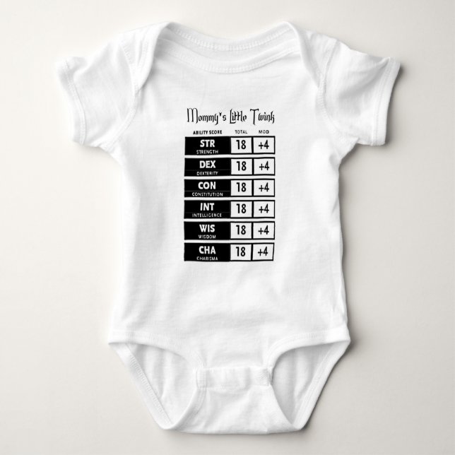 T-shirt Creeper do Twink da mamã pouco (Frente)